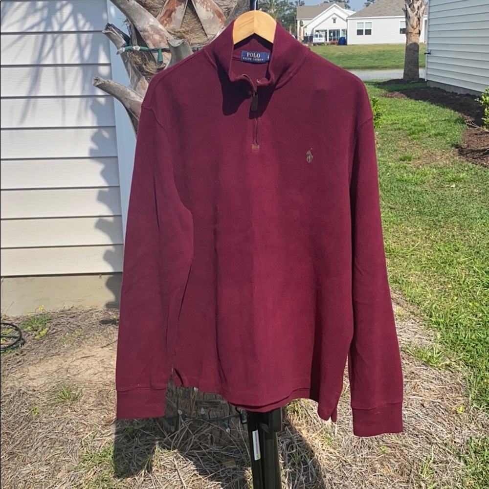 POLO Ralph Lauren Lg 1/4 zip up 100% cotton